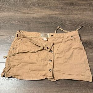 Abercrombie & Fitch Tan Mini Skirt